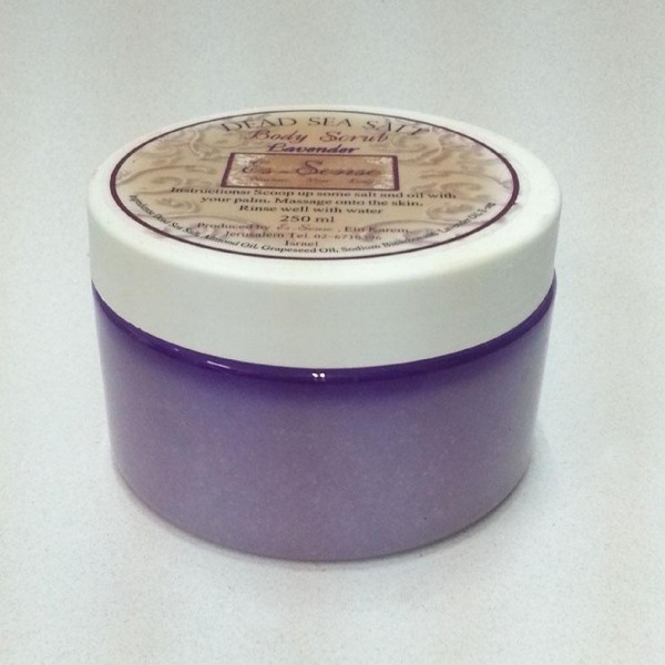 Dead Sea Salt Body Scrub - Lavender