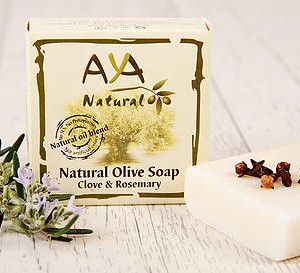 Natural Olive Soap - Clove & Rosemary